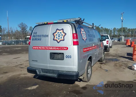 2020 Chevrolet Express Cargo Rwd 2500 Regular Wheelbase Wt из США, поврежденный, VIN 1GCWGAFPXL1164743